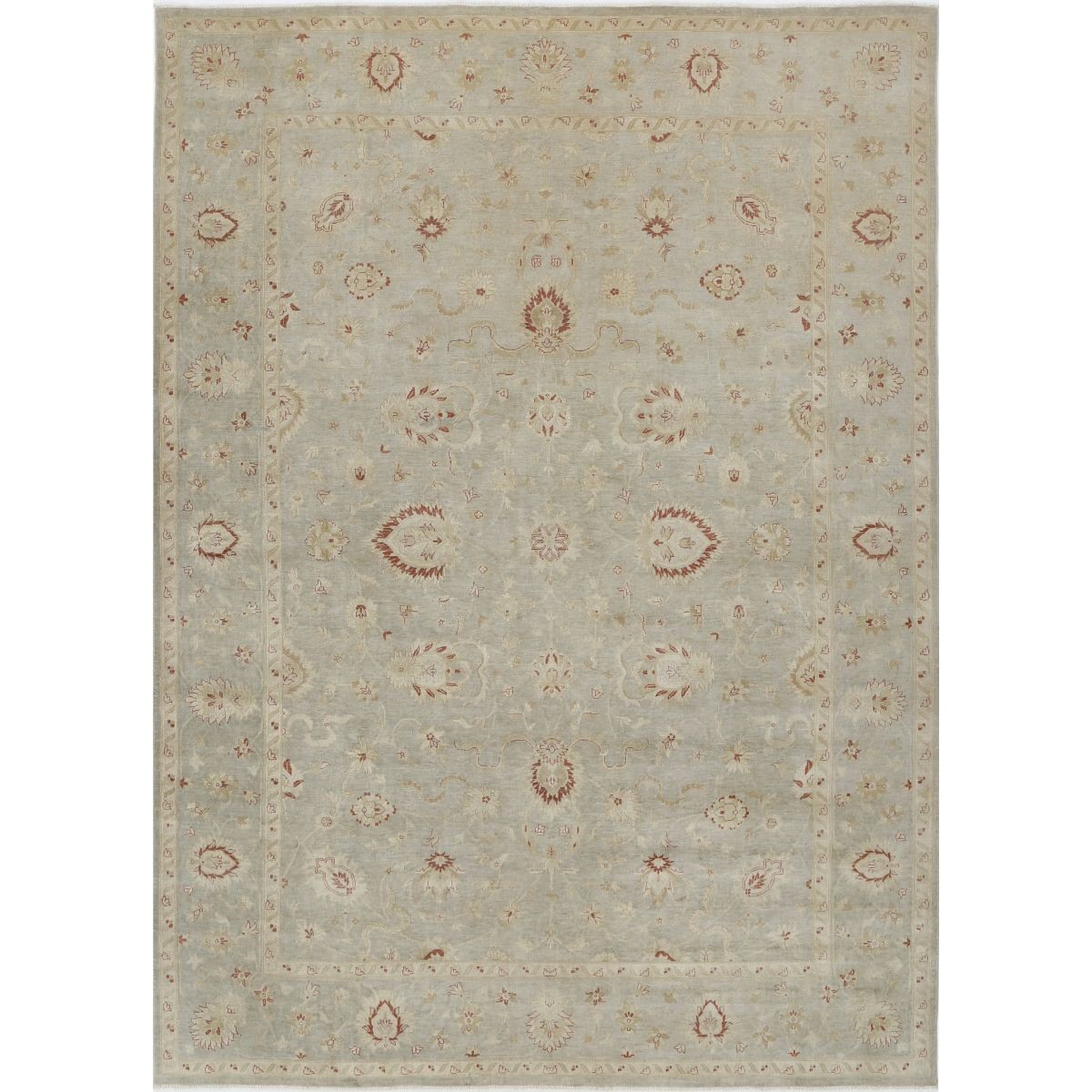 Ziegler 10x14 Handmade Double Knotted Washable Wool Rug - Colorful