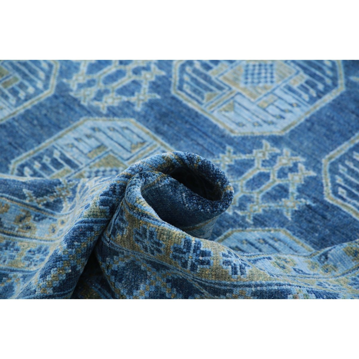 Revival 7x10 Handmade Double Knotted Washable Wool Rug - Colorful