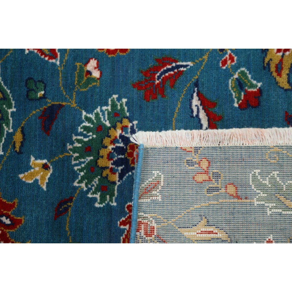 Gulshan 4x5 Machine-Made Washable Wool Rug - Colorful - Square