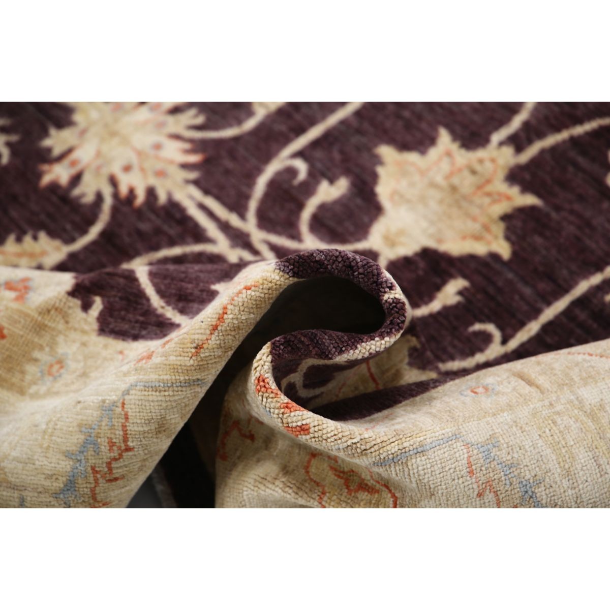 Ziegler 5x8 Handmade Double Knotted Washable Wool Rug - Colorful