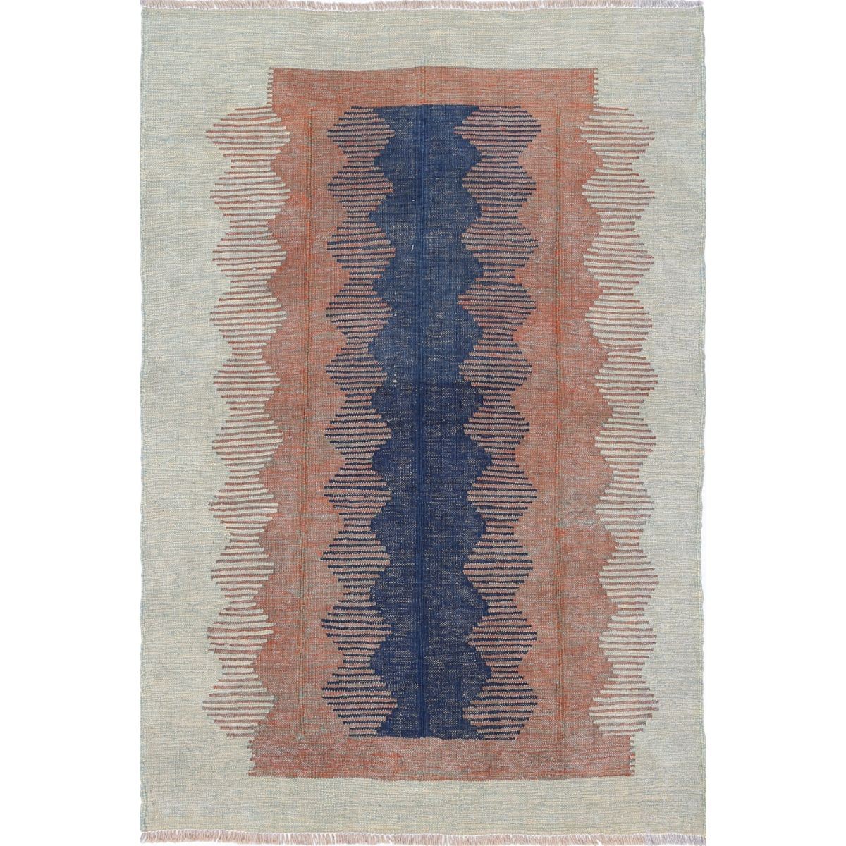Kafkaas 3x4 Hand Woven Washable Wool Rug - Colorful