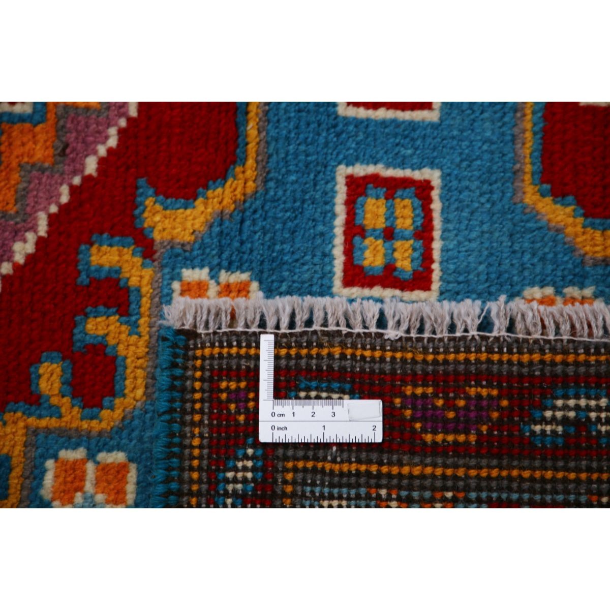 Revival 5x7 Handmade Double Knotted Washable Wool Rug - Colorful