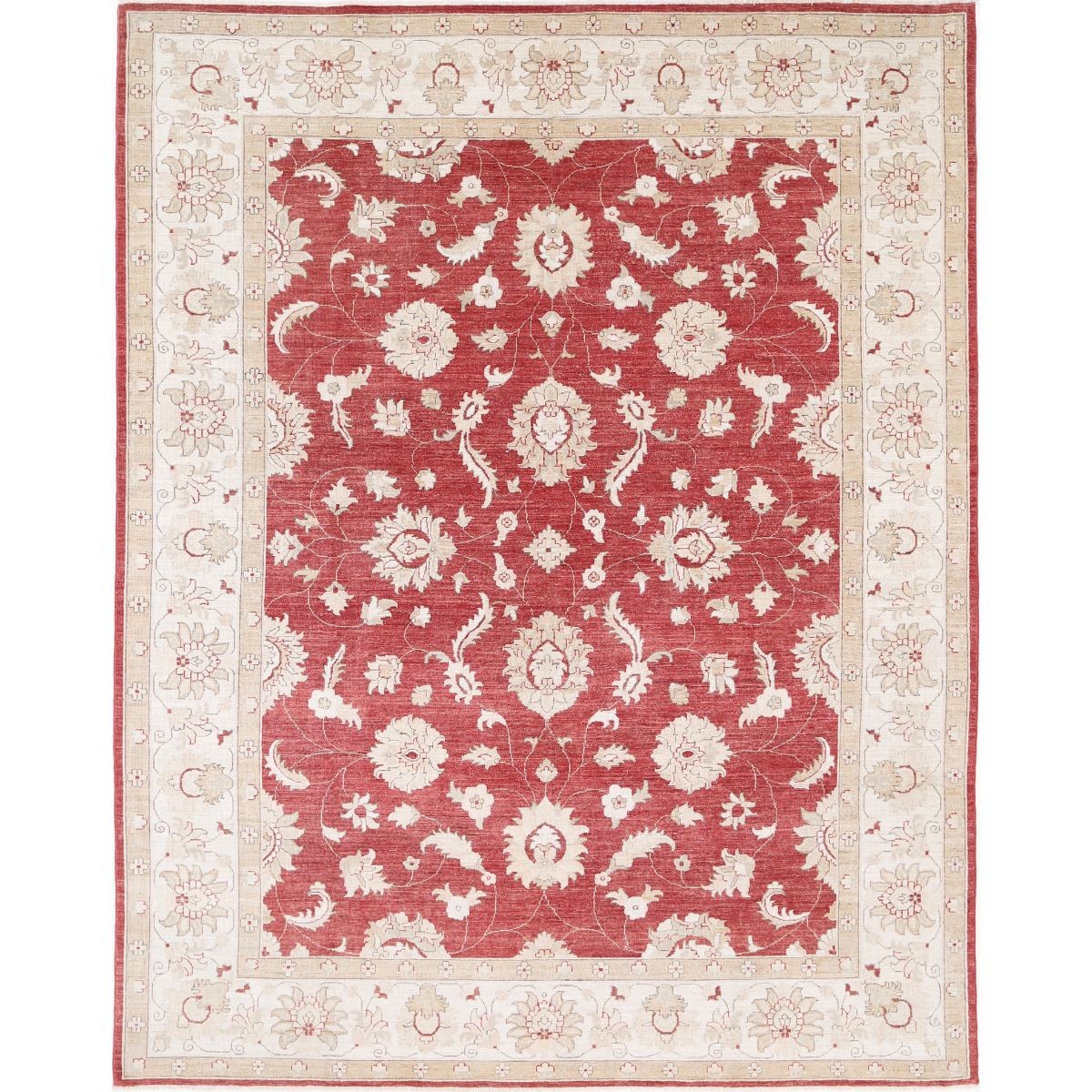 Ziegler 9x12 Handmade Double Knotted Washable Wool Rug - Colorful