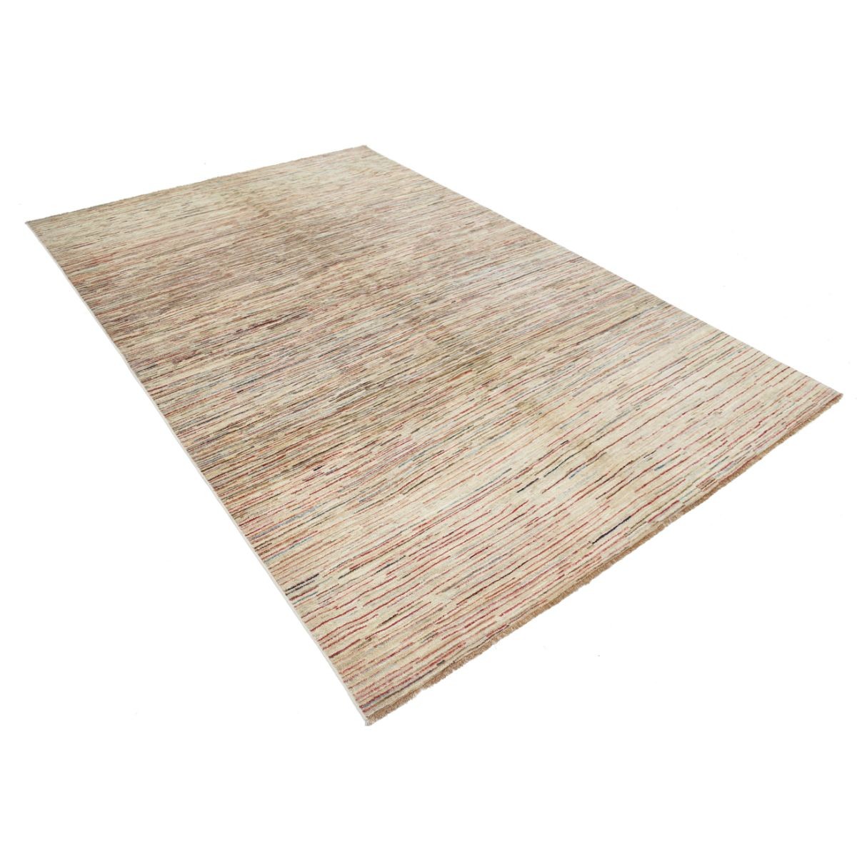 Modcar 6x10 Handmade Double Knotted Washable Wool Rug - Colorful