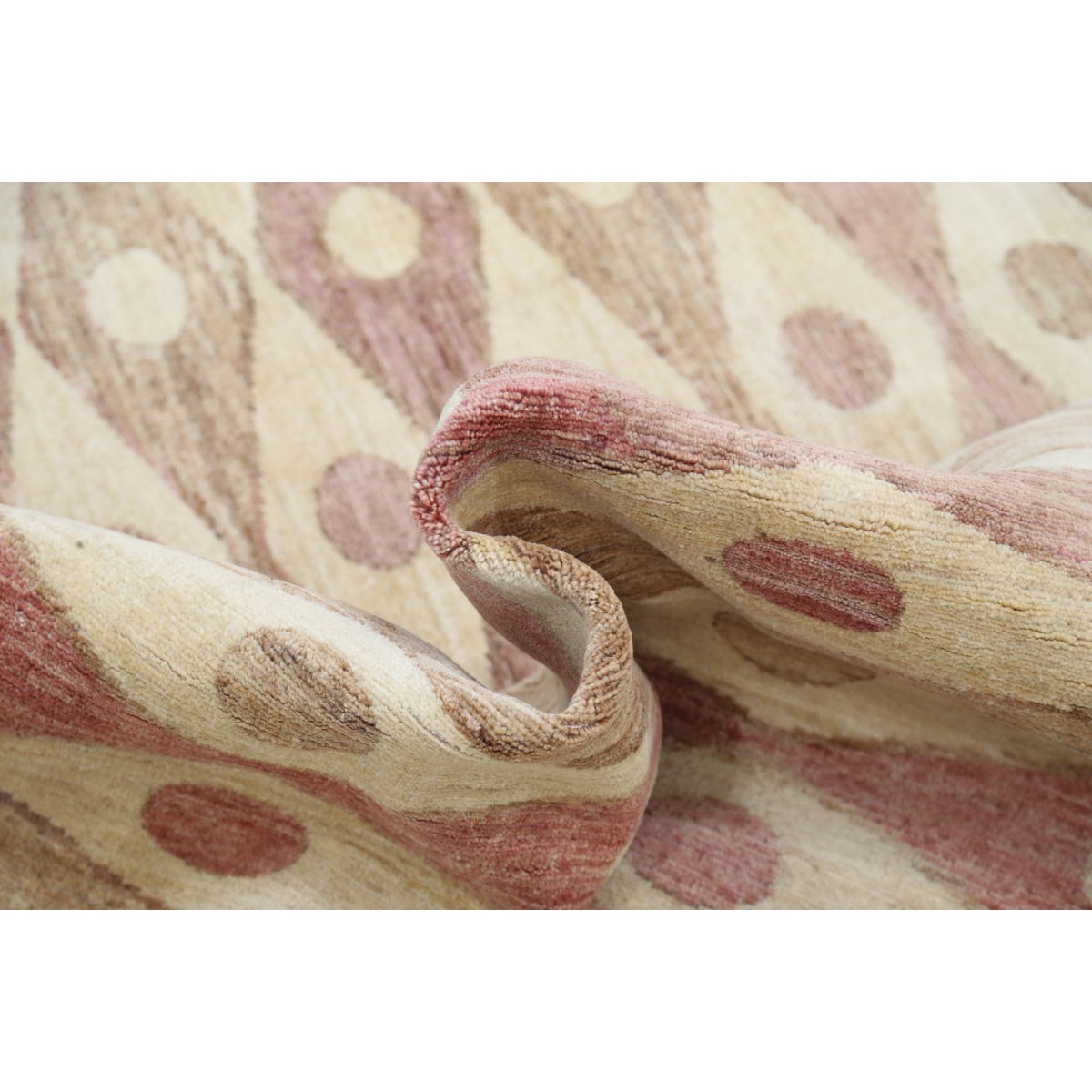 Modcar 5x7 Handmade Double Knotted Washable Wool Rug - Colorful