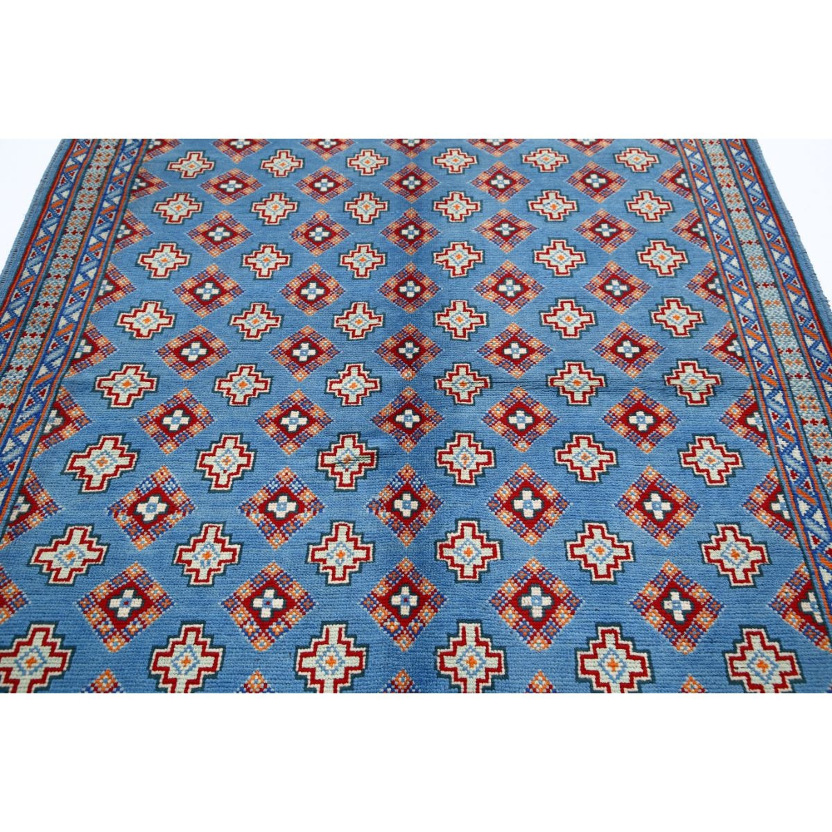 Revival 6x8 Handmade Double Knotted Washable Wool Rug - Colorful