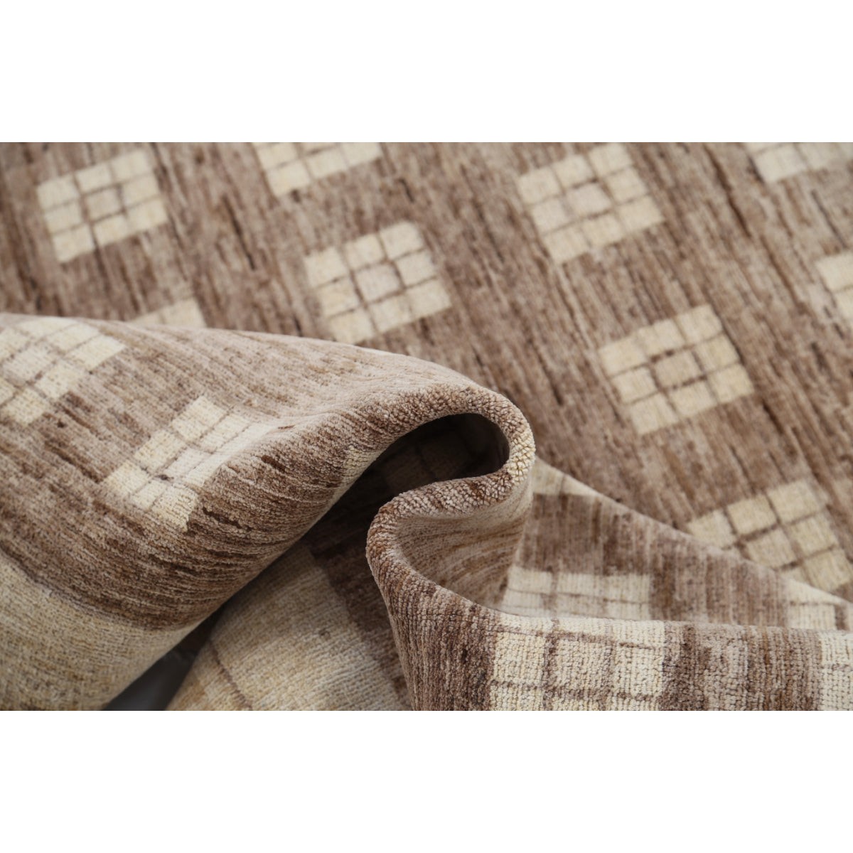 Modcar 6x9 Handmade Double Knotted Washable Wool Rug - Colorful