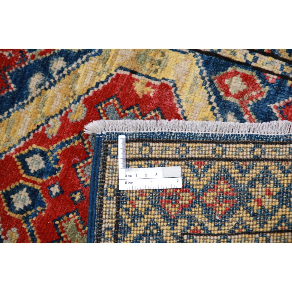 Revival 2x3 Handmade Double Knotted Washable Wool Rug - Colorful