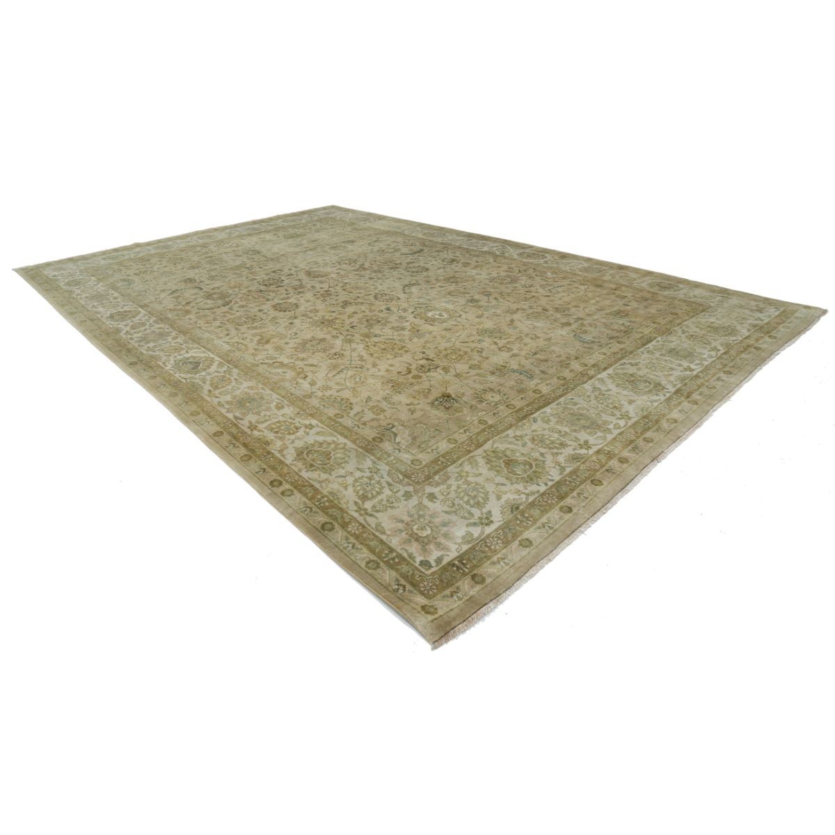 Ziegler 12x17 Handmade Double Knotted Washable Wool Rug - Colorful