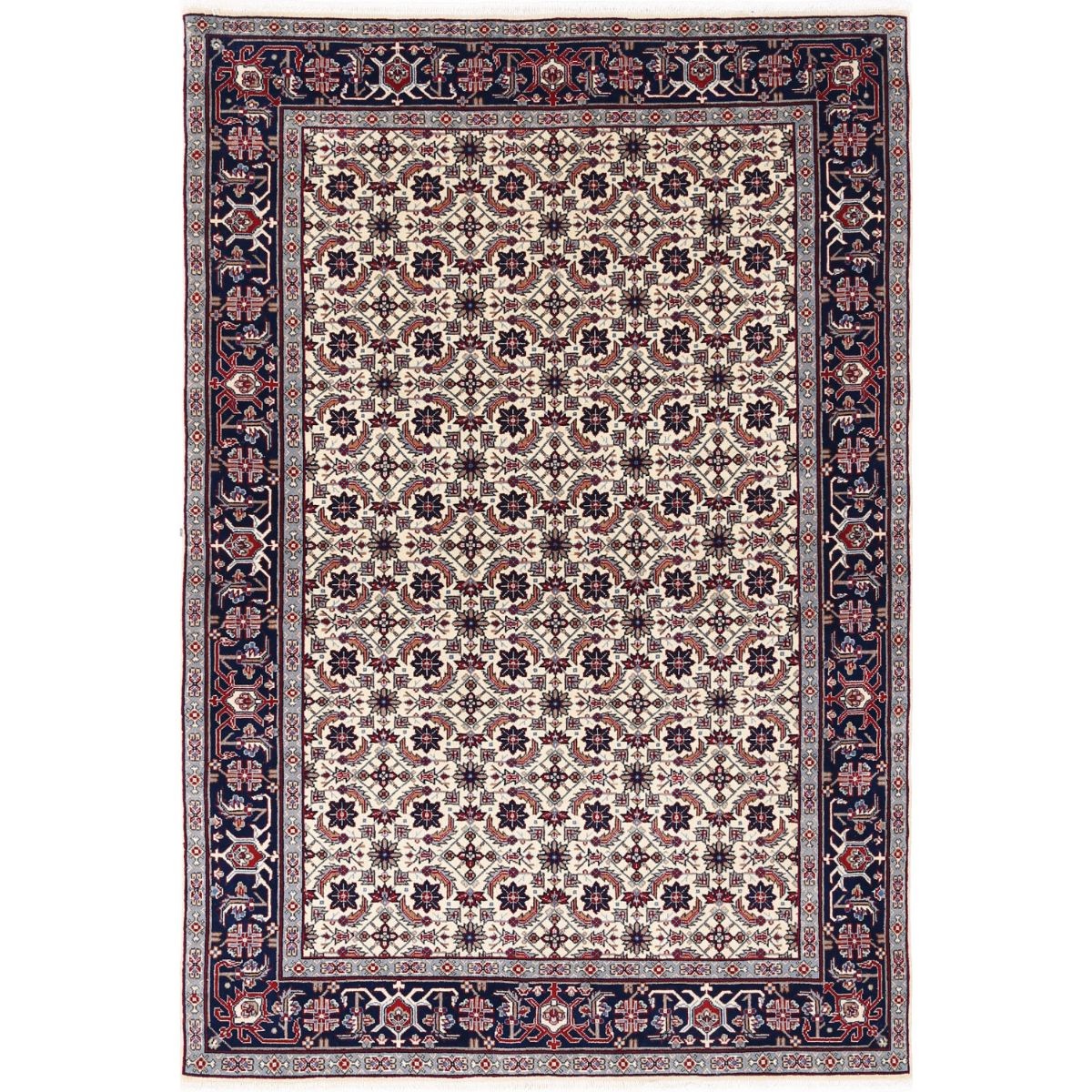 Heritage 4x6 Handmade Double Knotted Washable Wool Rug - Colorful