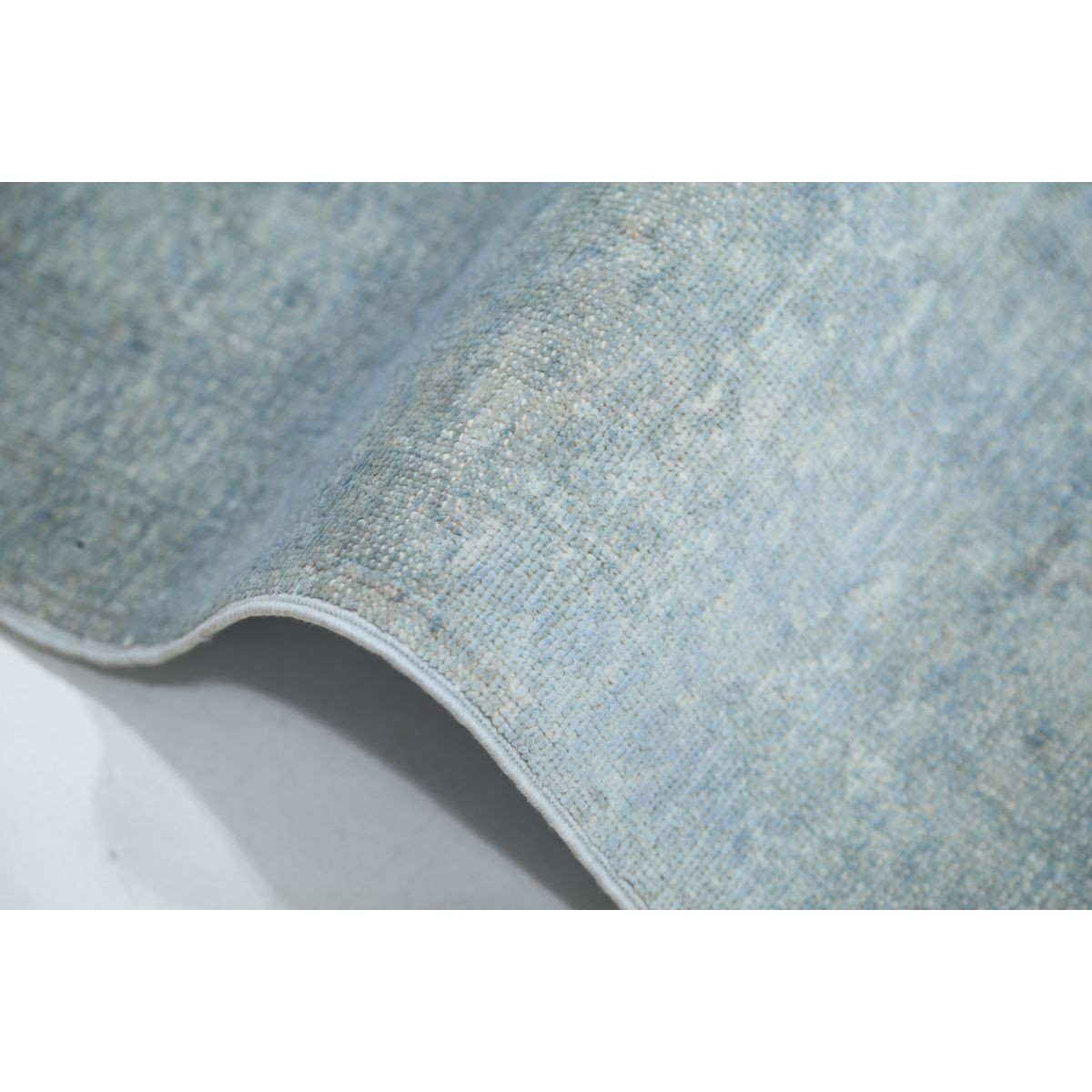 Overdye 8x10 Handmade Double Knotted Washable Wool Rug - Monochormatic