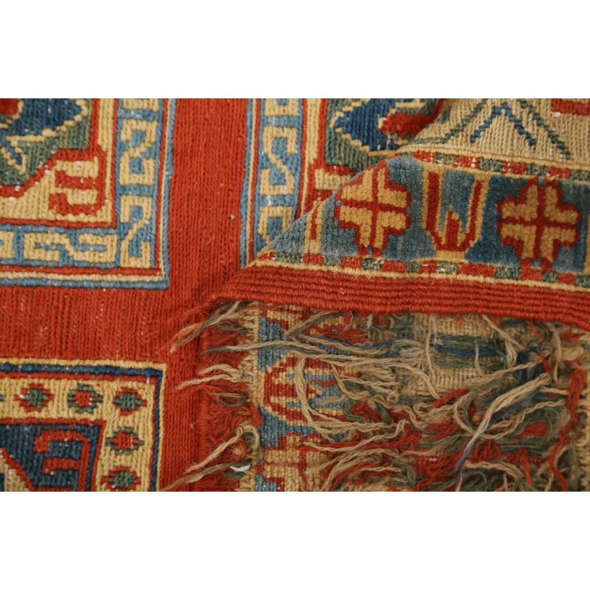 Sumak 5x7 Hand Woven Washable Wool Rug - Colorful