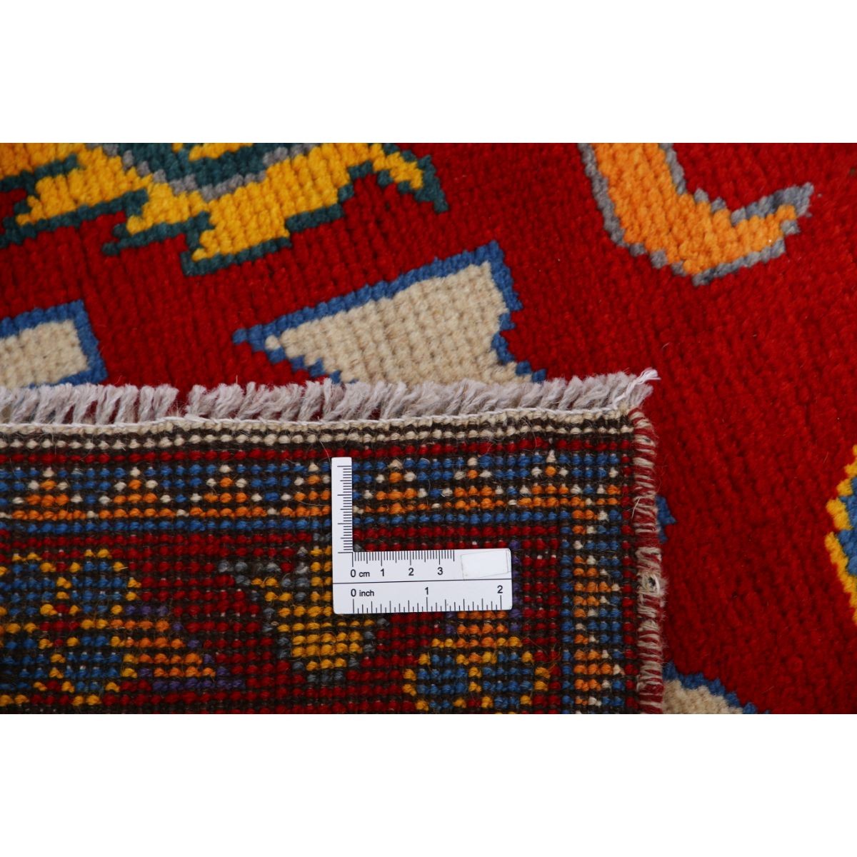 Revival 6x8 Handmade Double Knotted Washable Wool Rug - Colorful