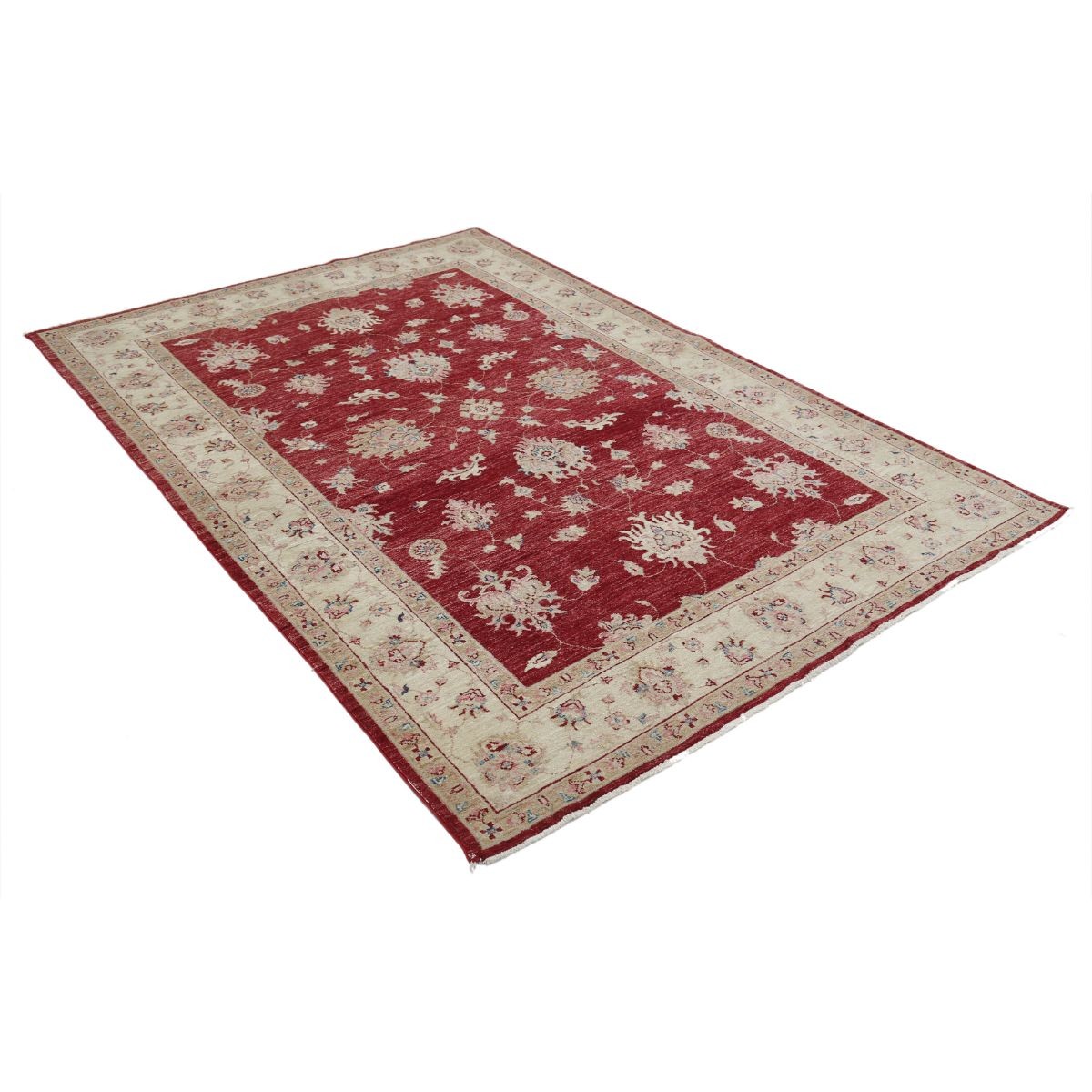 Ziegler 6x9 Handmade Double Knotted Washable Wool Rug - Colorful