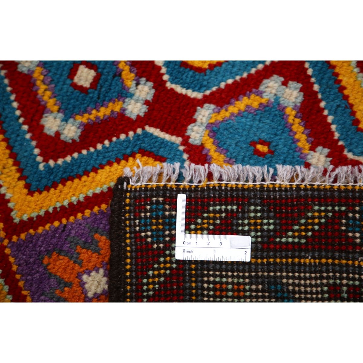 Revival 3x5 Handmade Double Knotted Washable Wool Rug - Colorful