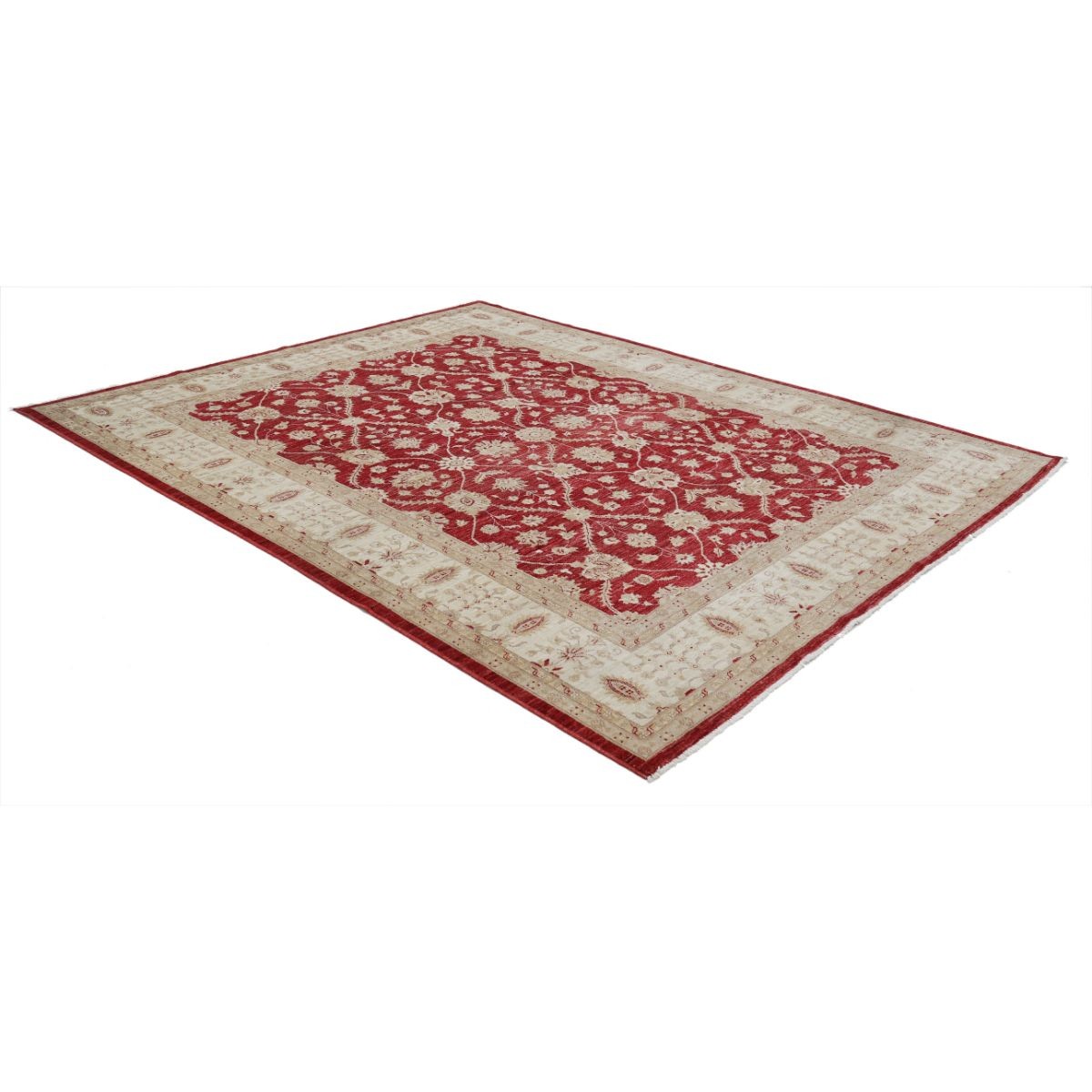 Ziegler 8x10 Handmade Double Knotted Washable Wool Rug - Colorful