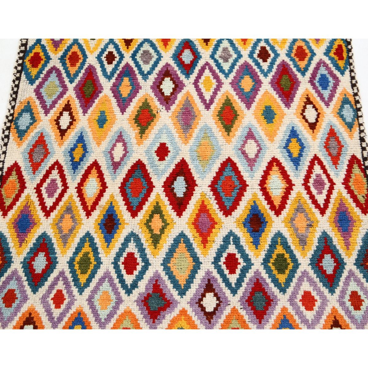Revival 3x5 Handmade Double Knotted Washable Wool Rug - Colorful