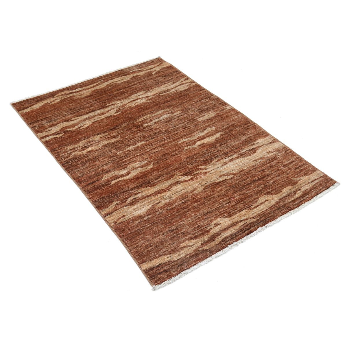 Modcar 3x5 Handmade Double Knotted Washable Wool Rug - Colorful