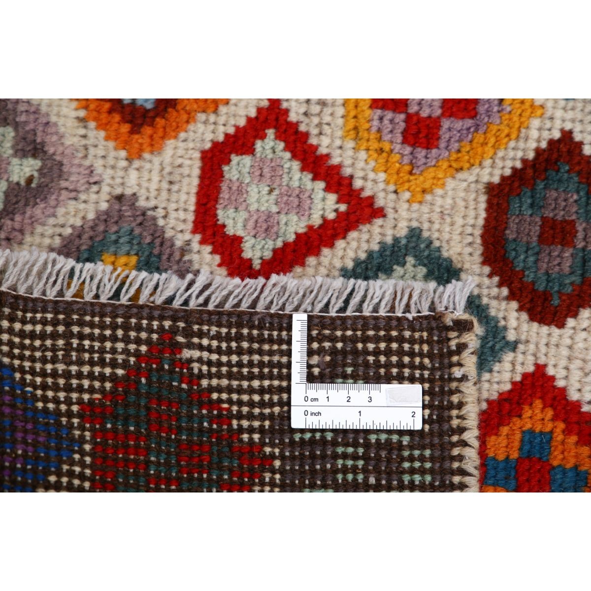 Revival 3x5 Handmade Double Knotted Washable Wool Rug - Colorful