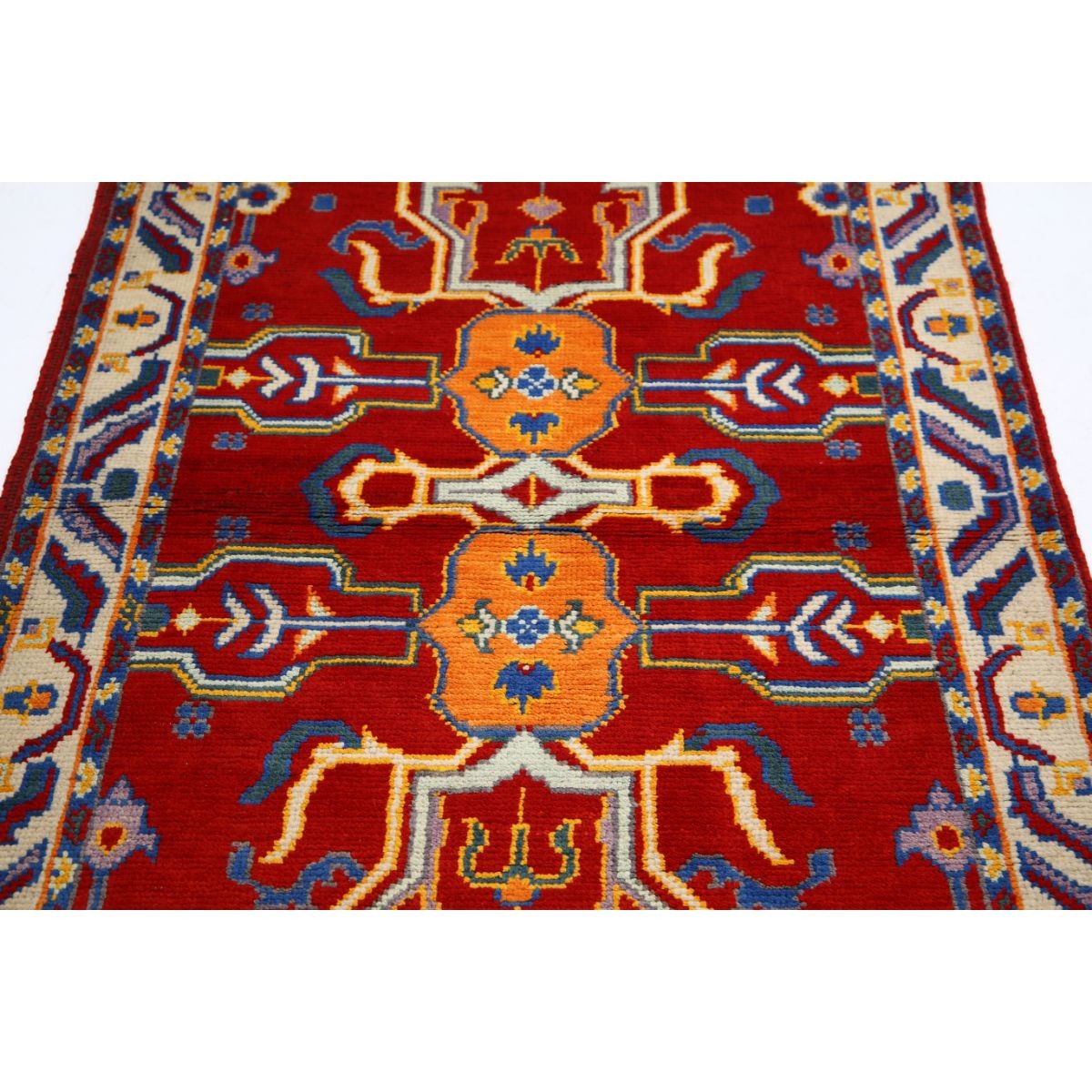 Revival 3x5 Handmade Double Knotted Washable Wool Rug - Colorful