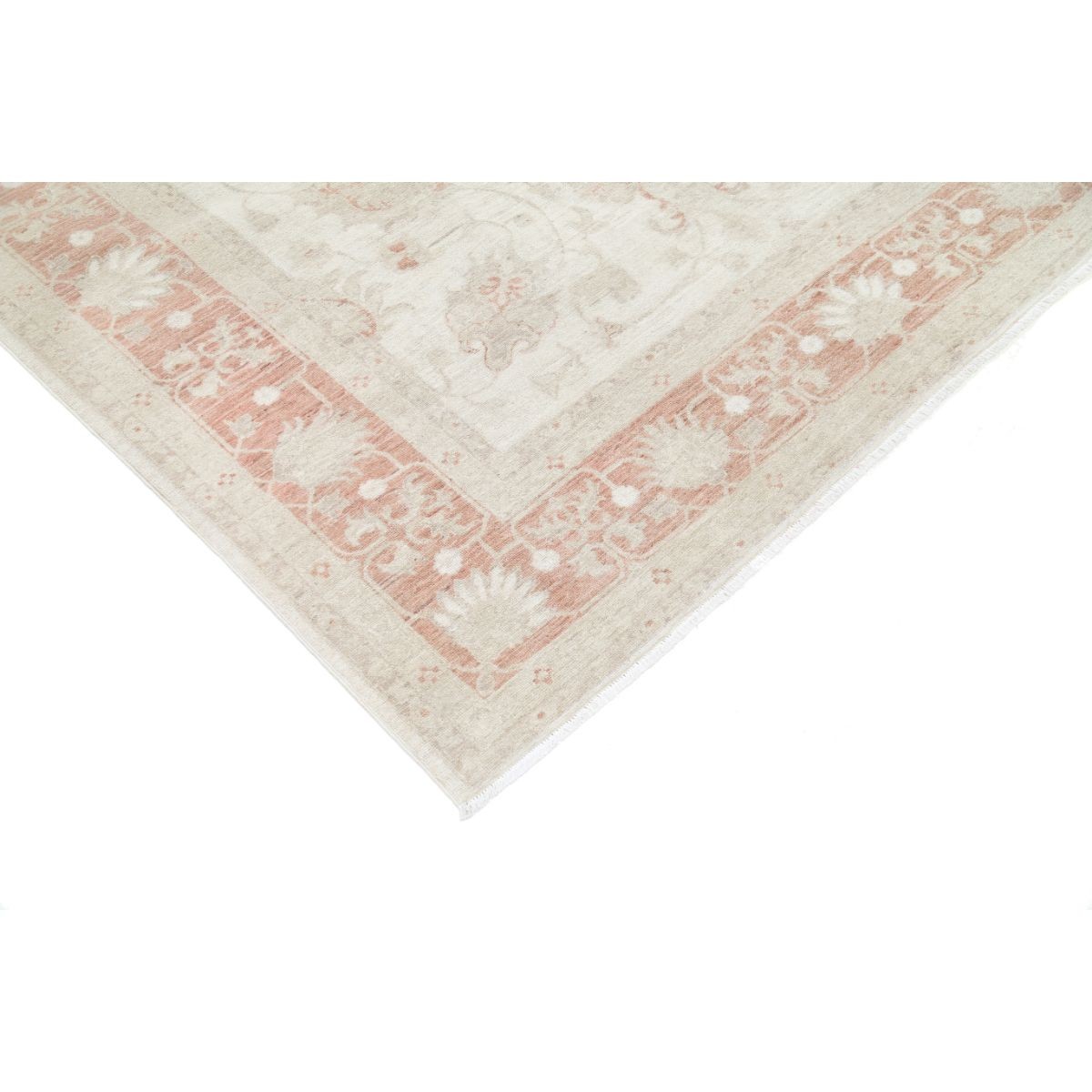 Serenity 7x9 Handmade Double Knotted Washable Wool Rug - Soft Hues