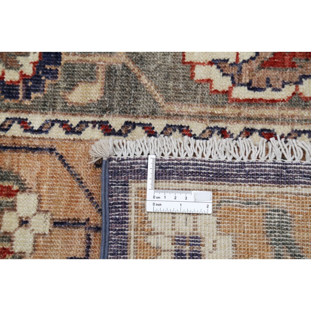 Shaal 8x10 Handmade Double Knotted Washable Wool Rug - Colorful