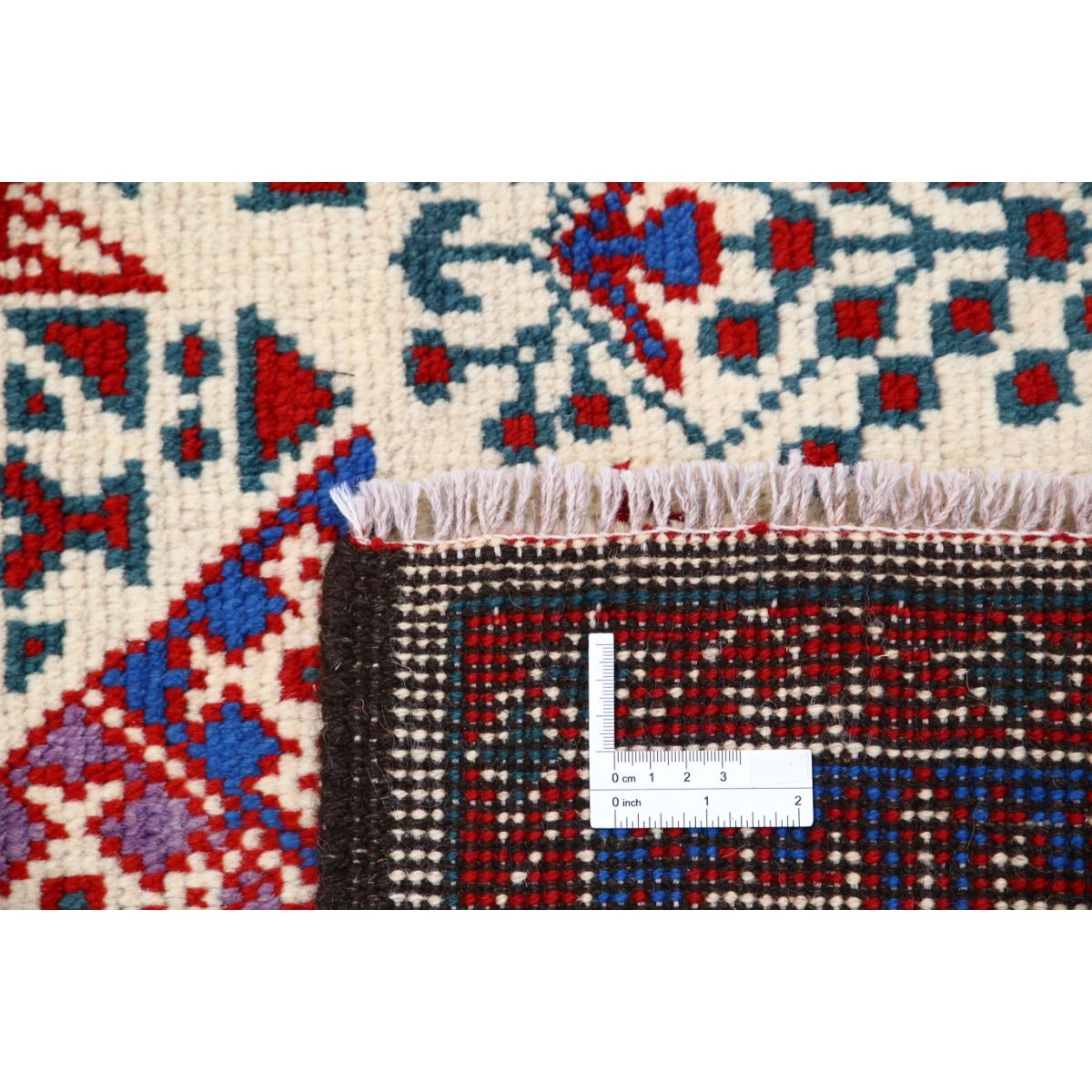 Revival 5x7 Handmade Double Knotted Washable Wool Rug - Colorful