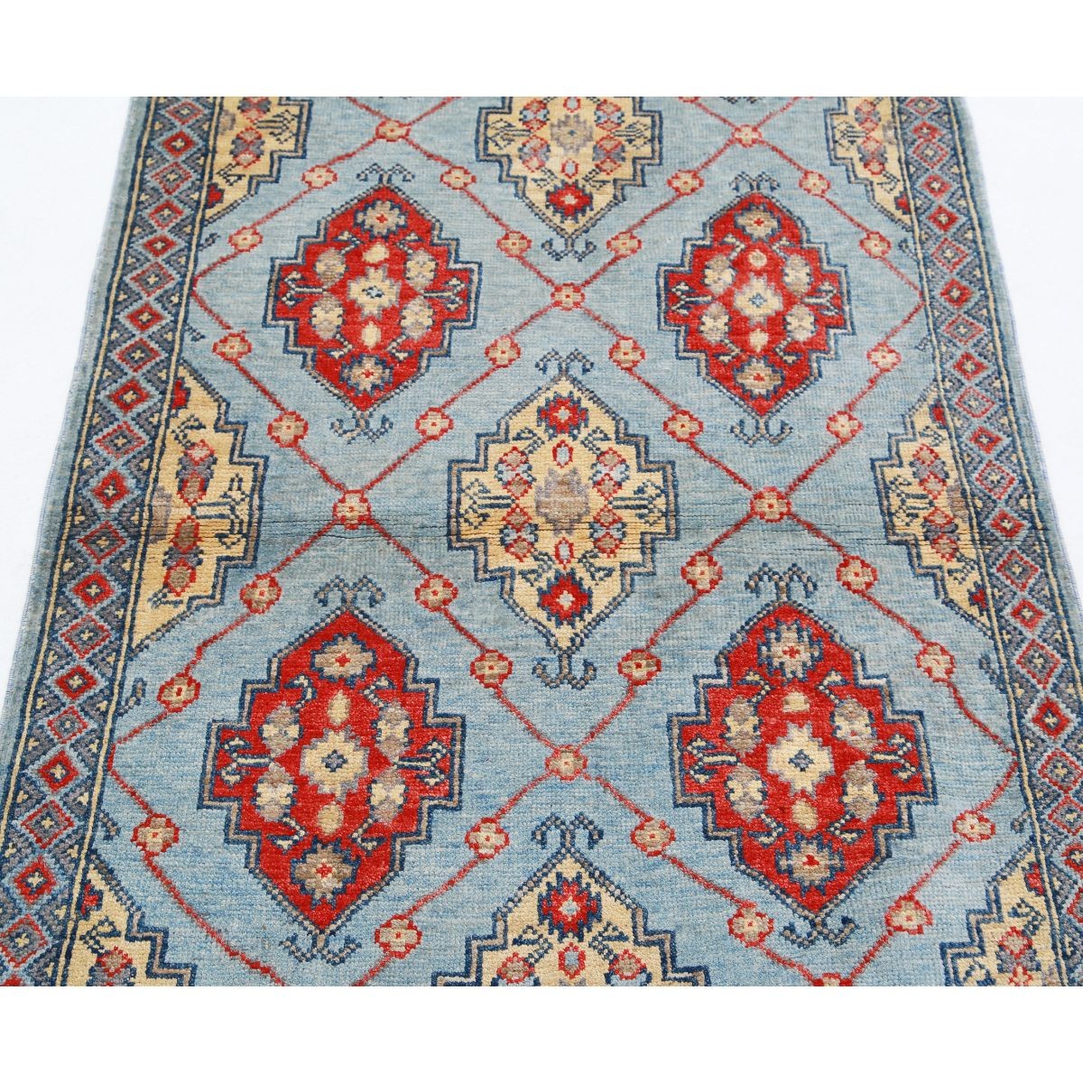 Revival 3x5 Handmade Double Knotted Washable Wool Rug - Colorful