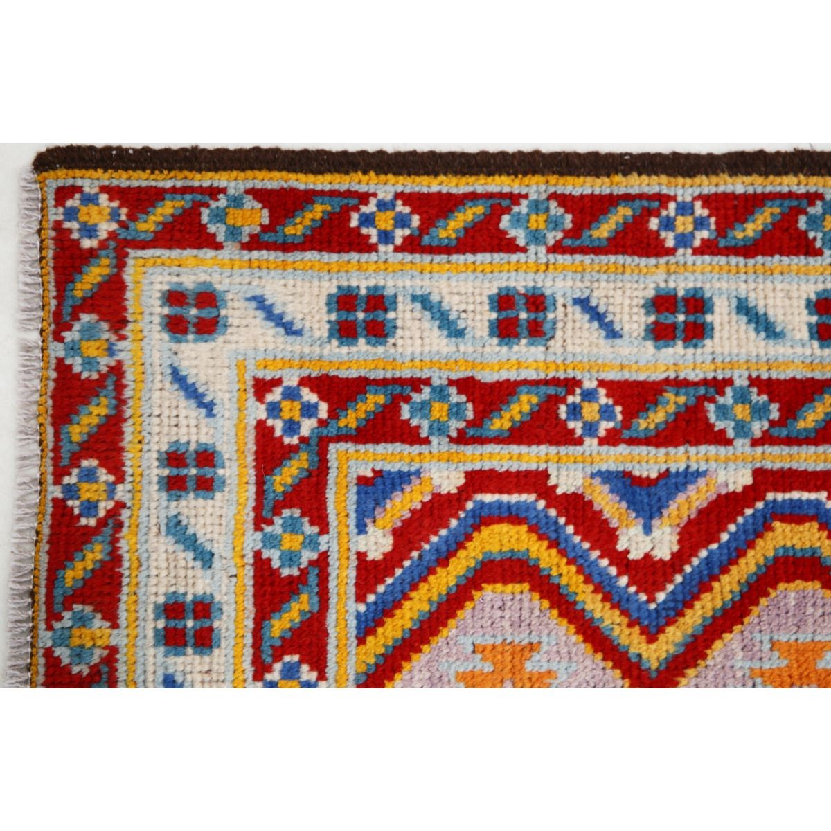 Revival 3x5 Handmade Double Knotted Washable Wool Rug - Colorful
