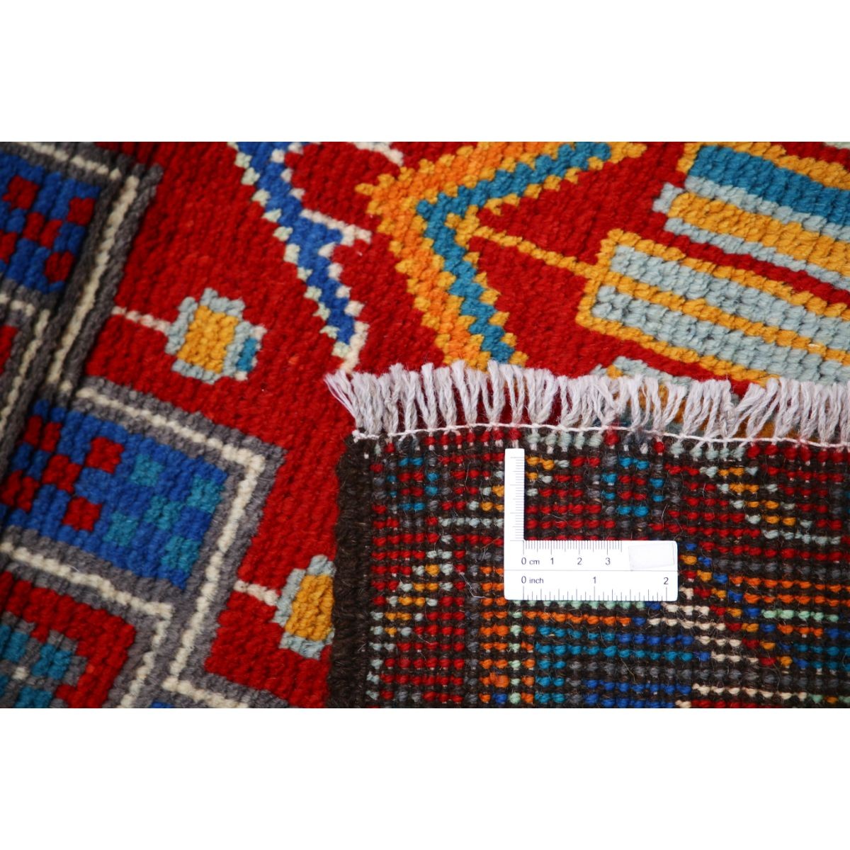 Revival 3x5 Handmade Double Knotted Washable Wool Rug - Colorful
