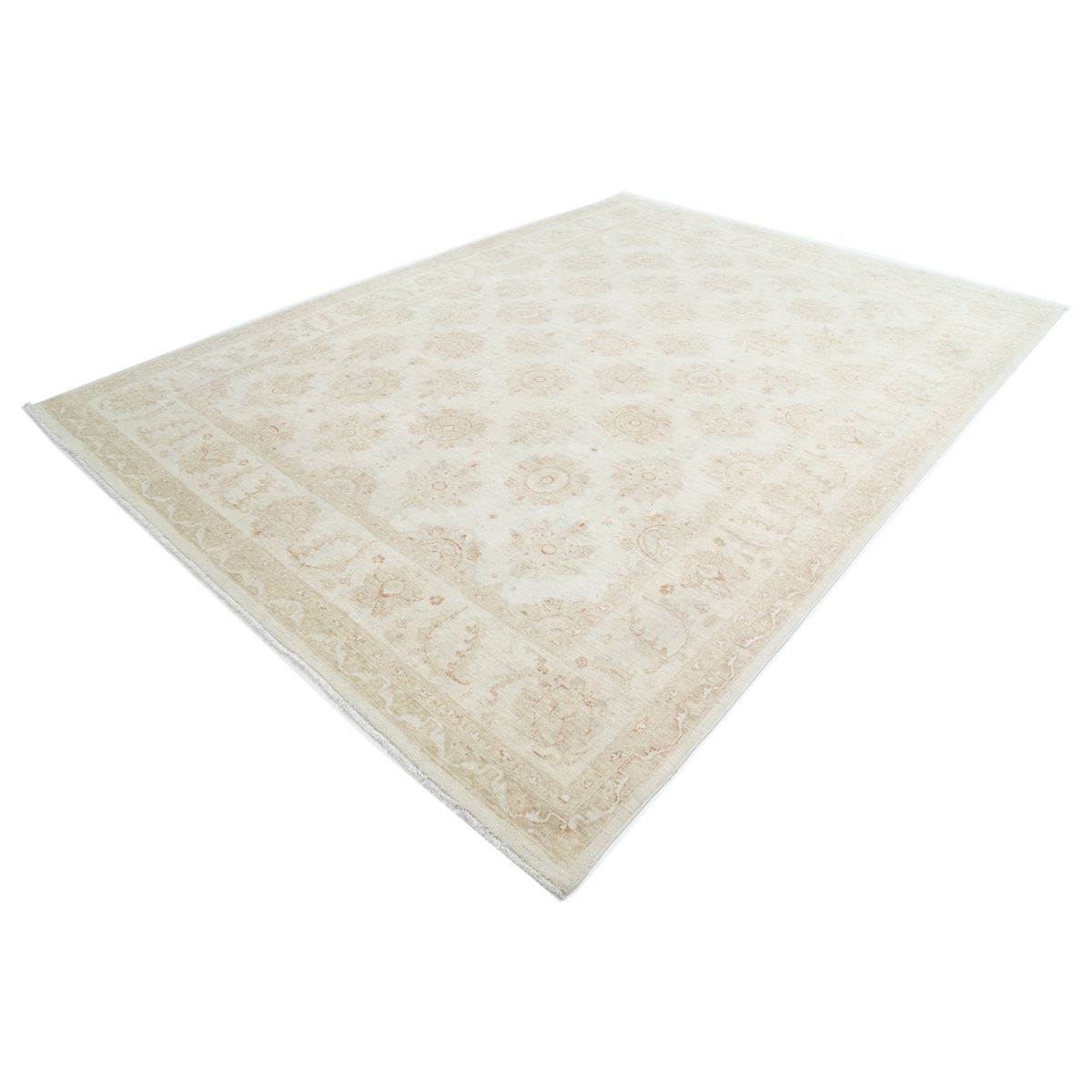 Serenity 9x12 Handmade Double Knotted Washable Wool Rug - Soft Hues