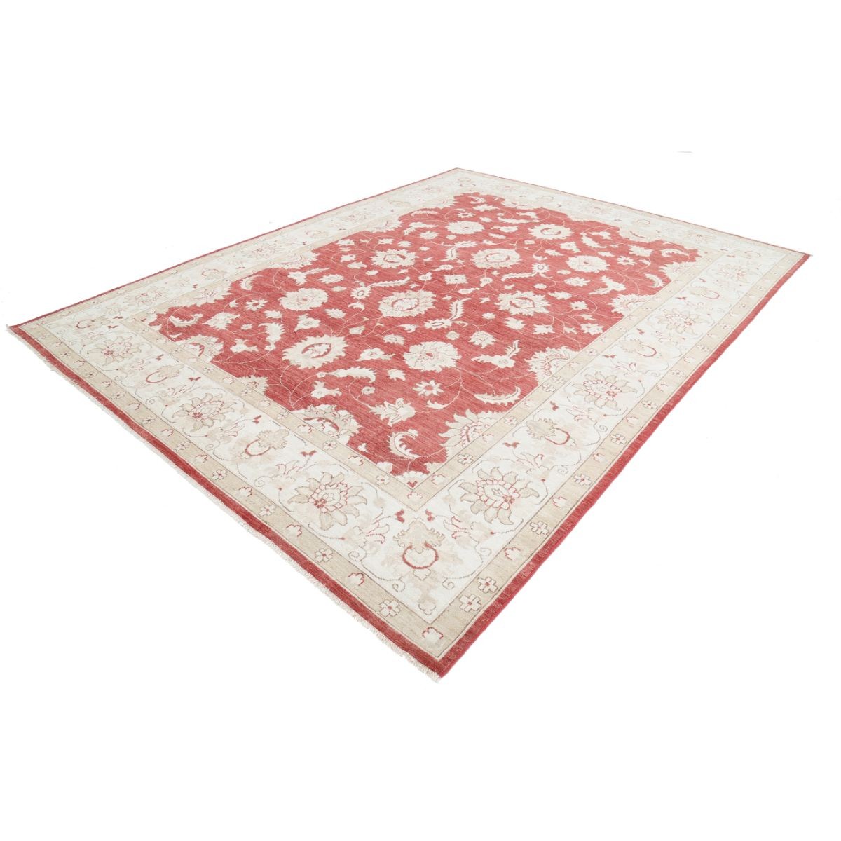 Ziegler 9x12 Handmade Double Knotted Washable Wool Rug - Colorful