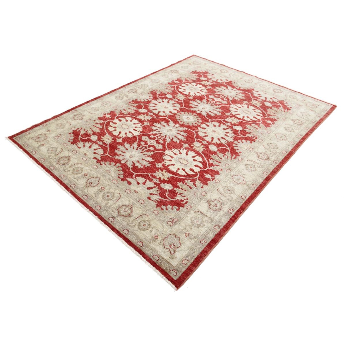 Ziegler 6x8 Handmade Double Knotted Washable Wool Rug - Colorful