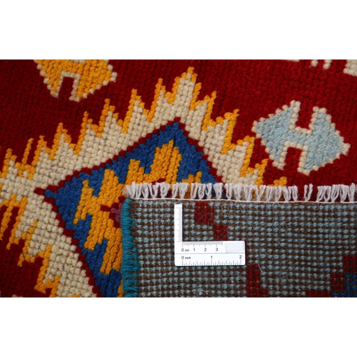 Revival 3x5 Handmade Double Knotted Washable Wool Rug - Colorful