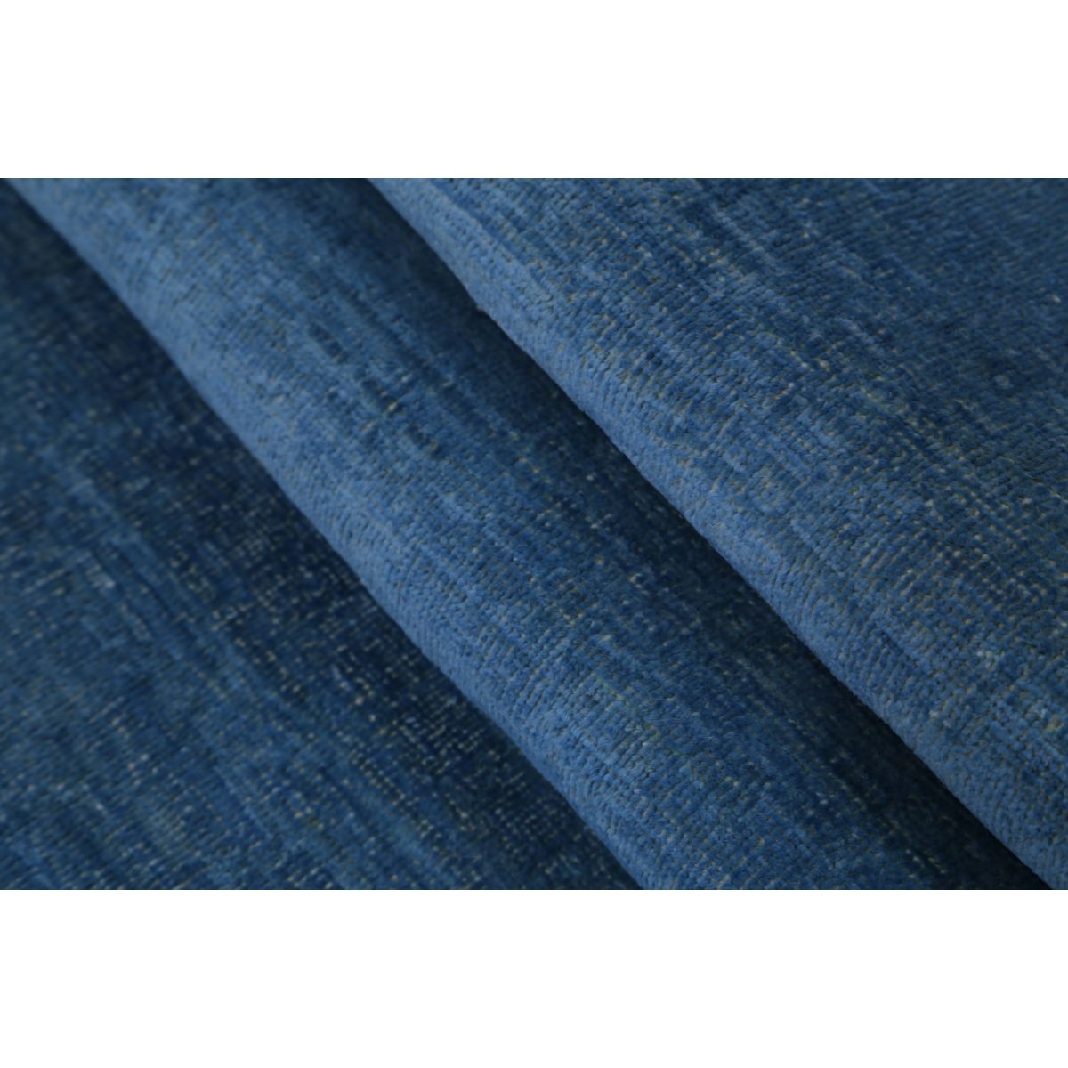 Fine 2x9 Handmade Double Knotted Washable Wool Runner - Monochormatic