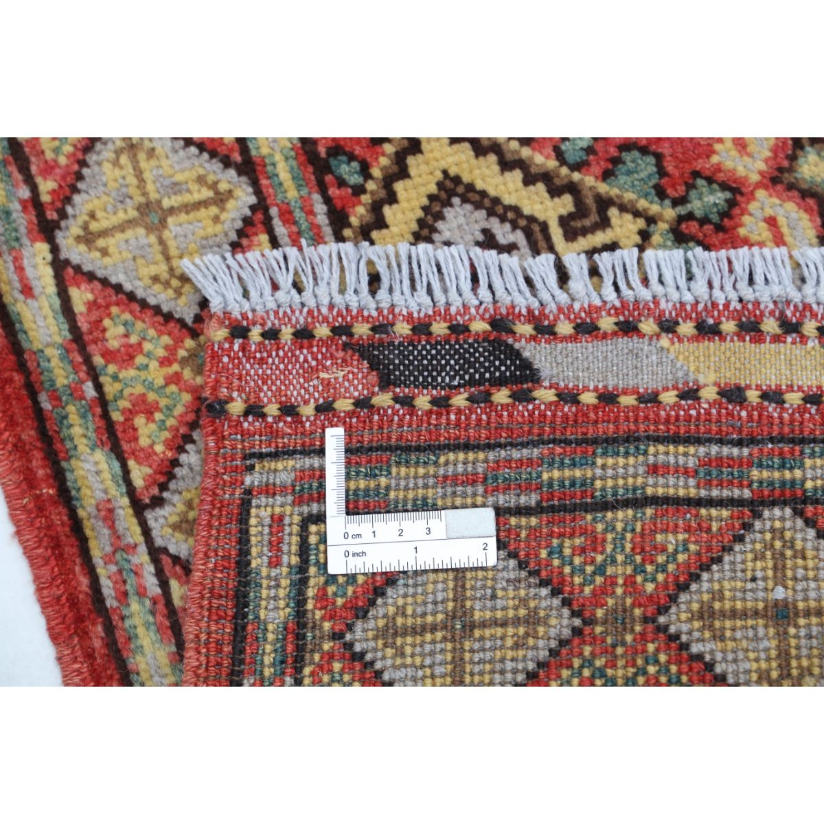 Revival 2x3 Handmade Double Knotted Washable Wool Rug - Colorful