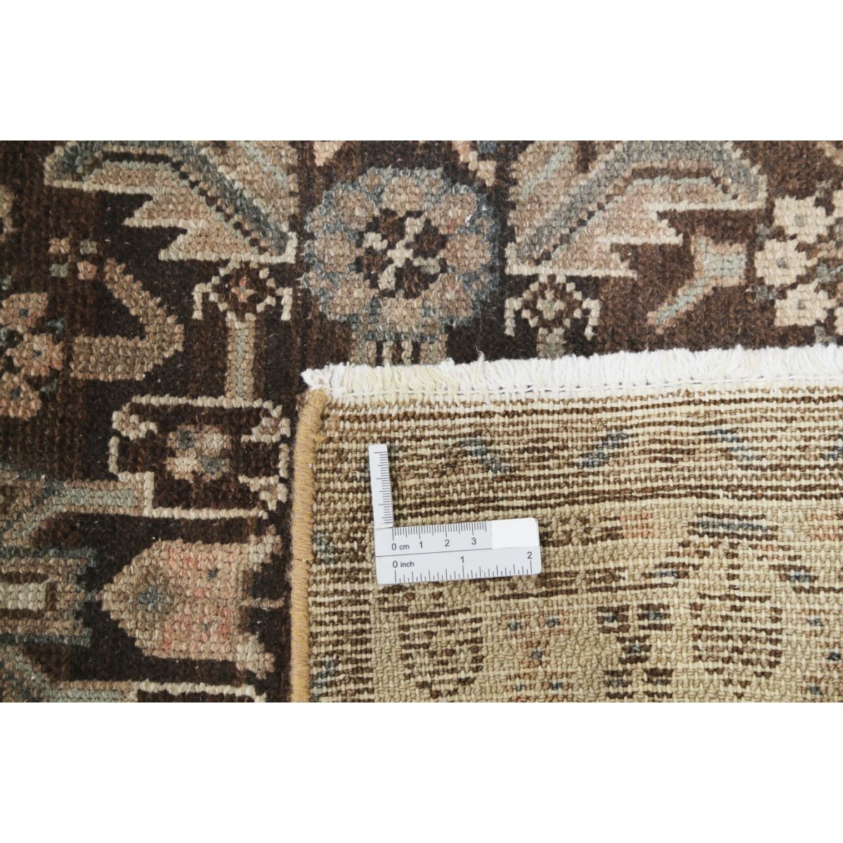 Vintage 4x13 Handmade Double Knotted Washable Wool Runner - Soft Hues