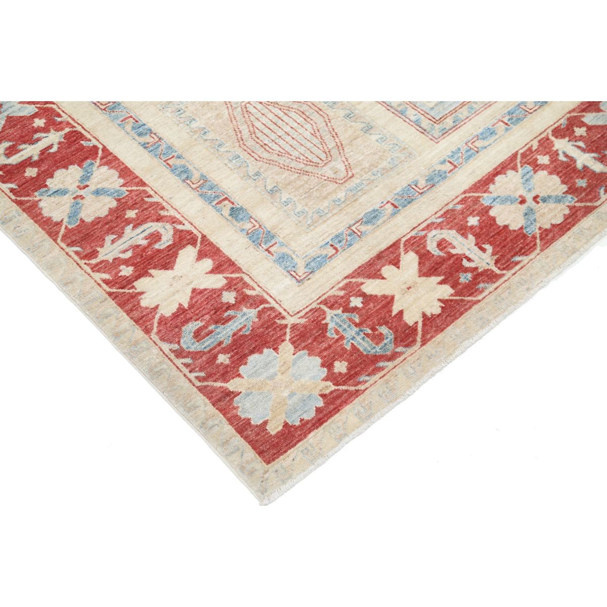 Bakhtiari 7x10 Handmade Double Knotted Washable Wool Rug - Soft Hues