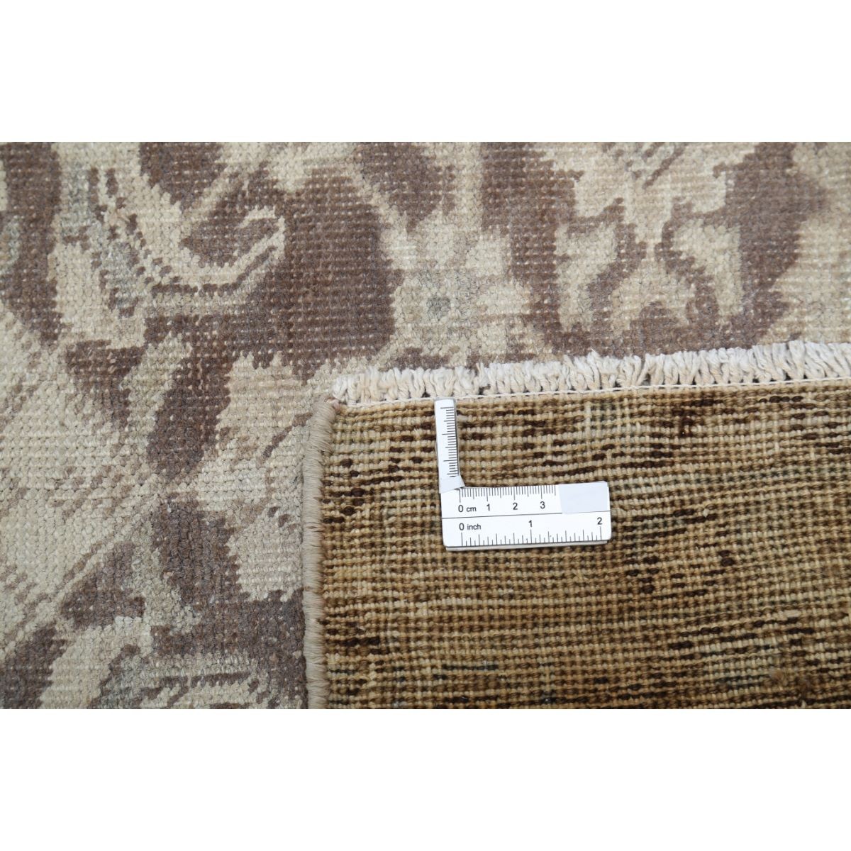 Vintage 3x12 Handmade Double Knotted Washable Wool Runner - Soft Hues
