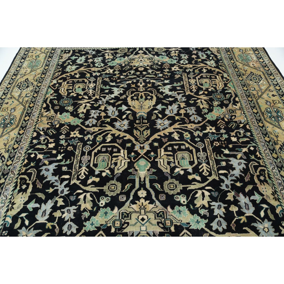 Agra 8x10 Handmade Double Knotted Washable Wool Rug - Colorful