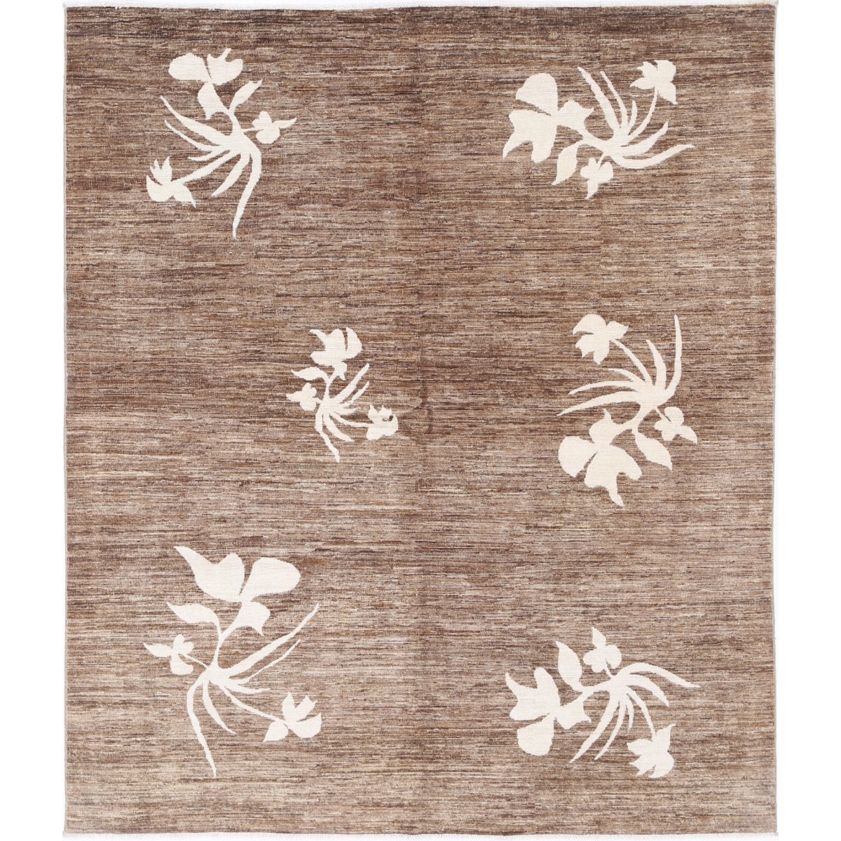 Modcar 7x8 Handmade Double Knotted Washable Wool Rug - Colorful