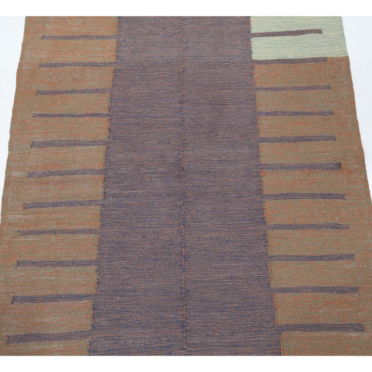 Kafkaas 2x4 Hand Woven Washable Wool Rug - Colorful