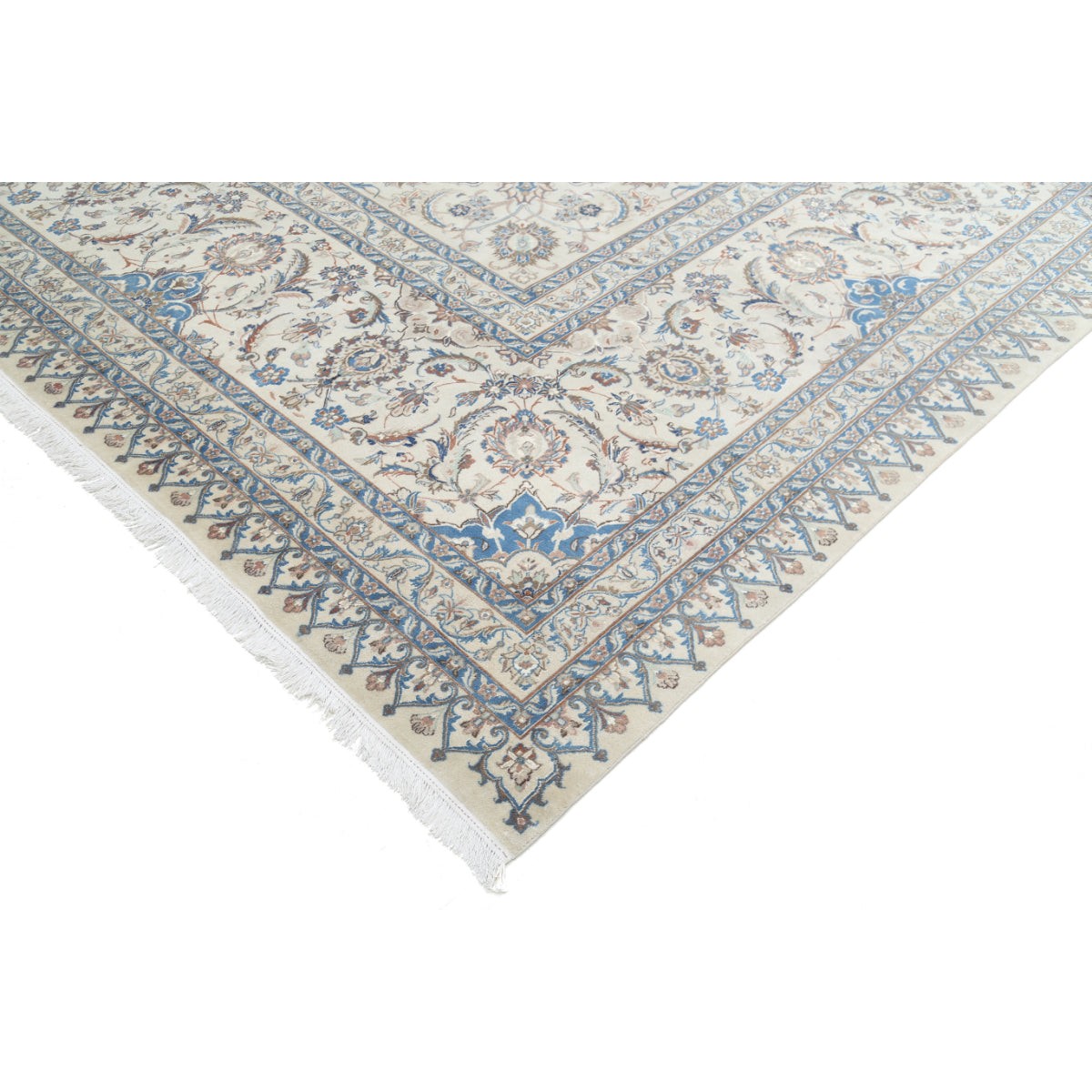 Nain 19x32 Handmade Double Knotted Washable Wool Rug - Colorful