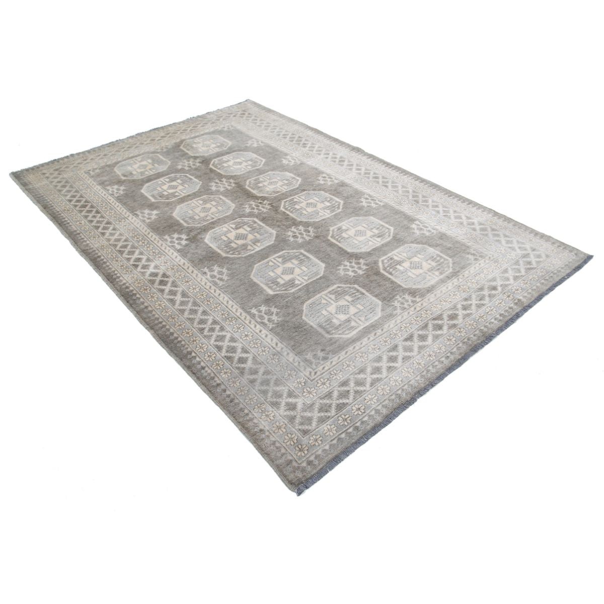 Revival 6x8 Handmade Double Knotted Washable Wool Rug - Colorful
