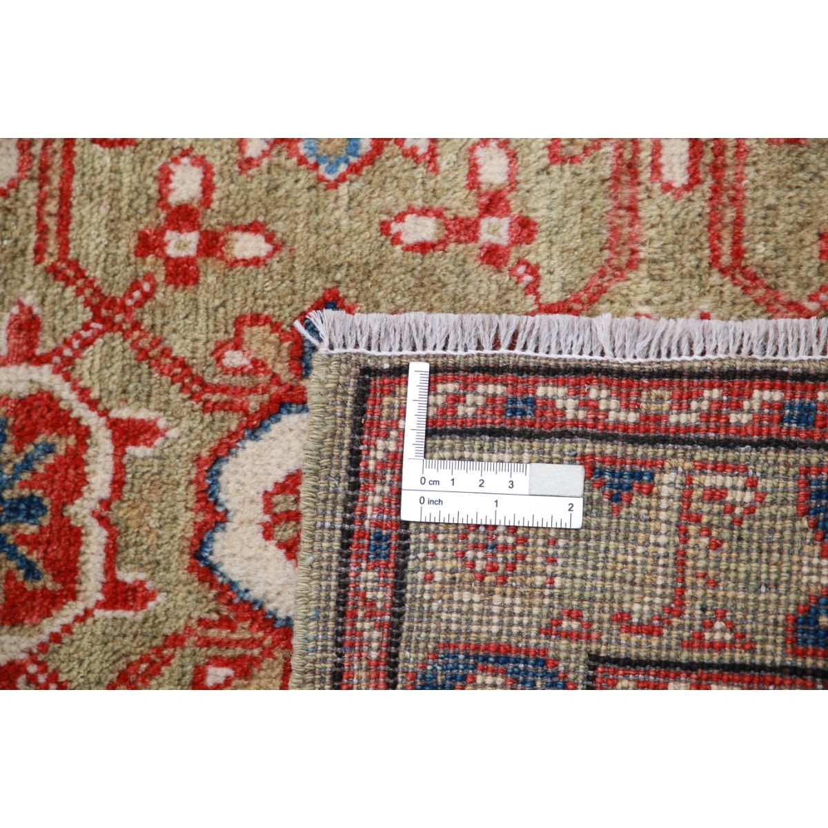 Revival 2x3 Handmade Double Knotted Washable Wool Rug - Colorful