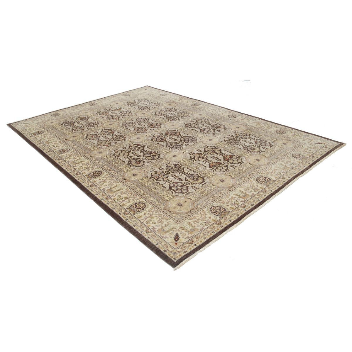 Ziegler 7x10 Handmade Double Knotted Washable Wool Rug - Colorful