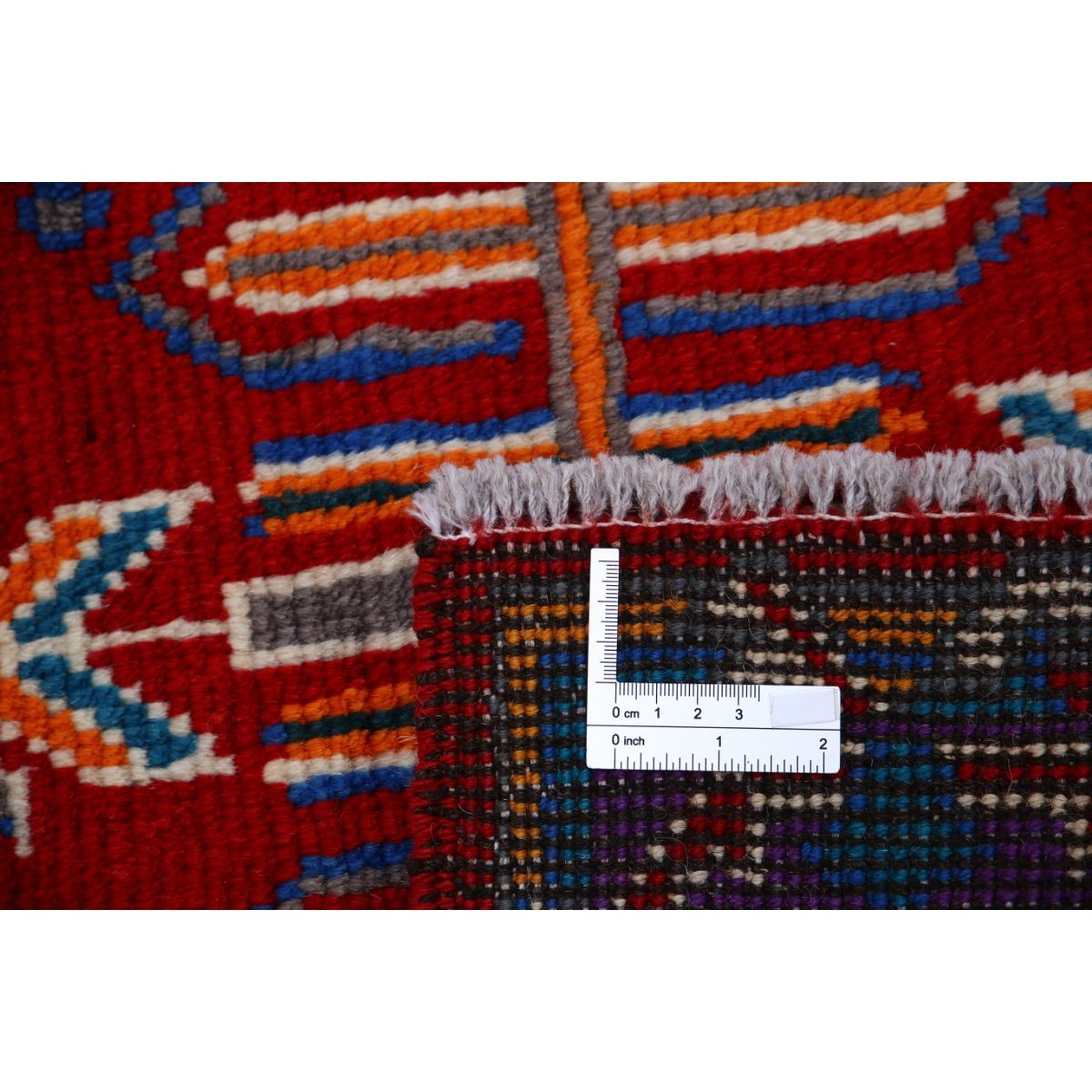 Revival 3x4 Handmade Double Knotted Washable Wool Rug - Colorful