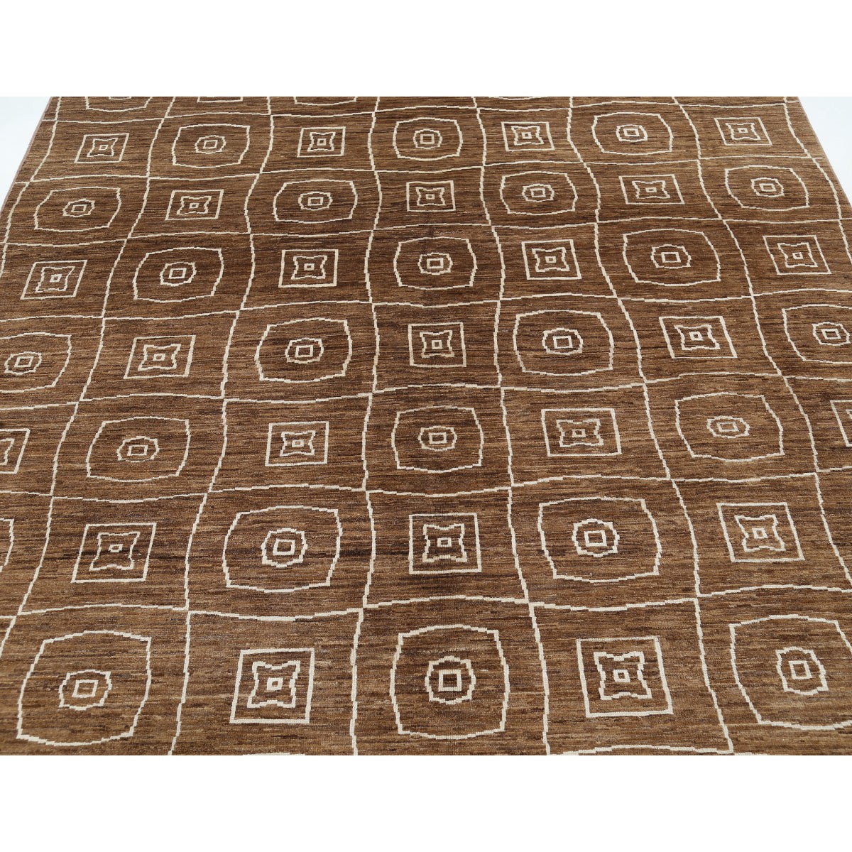 Modcar 7x10 Handmade Double Knotted Washable Wool Rug - Colorful