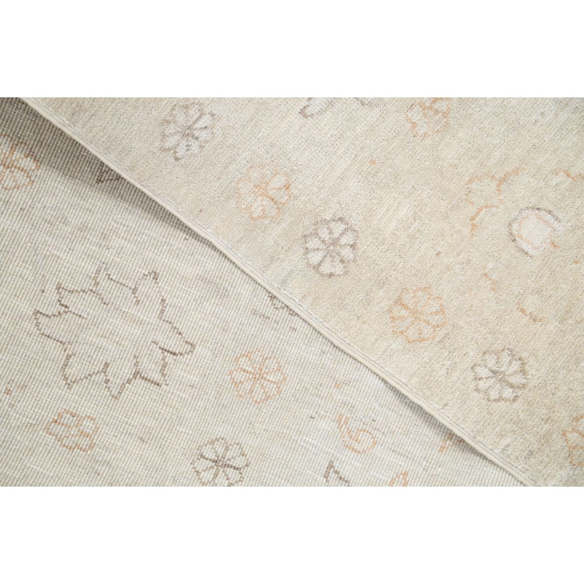 Serenity 7x9 Handmade Double Knotted Washable Wool Rug - Soft Hues