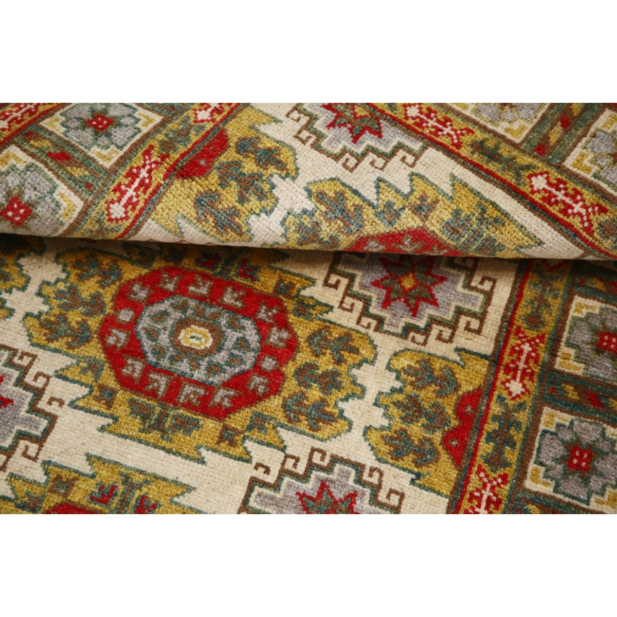 Revival 3x5 Handmade Double Knotted Washable Wool Rug - Colorful